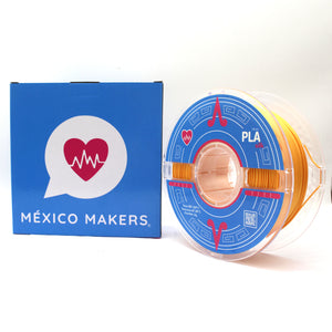 FILAMENTO PLA SILK ORO AZTECA PARA IMPRESORA 3D